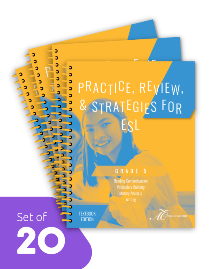 TB | G5 | Set of 20 | Practice Review & Strategies ESL