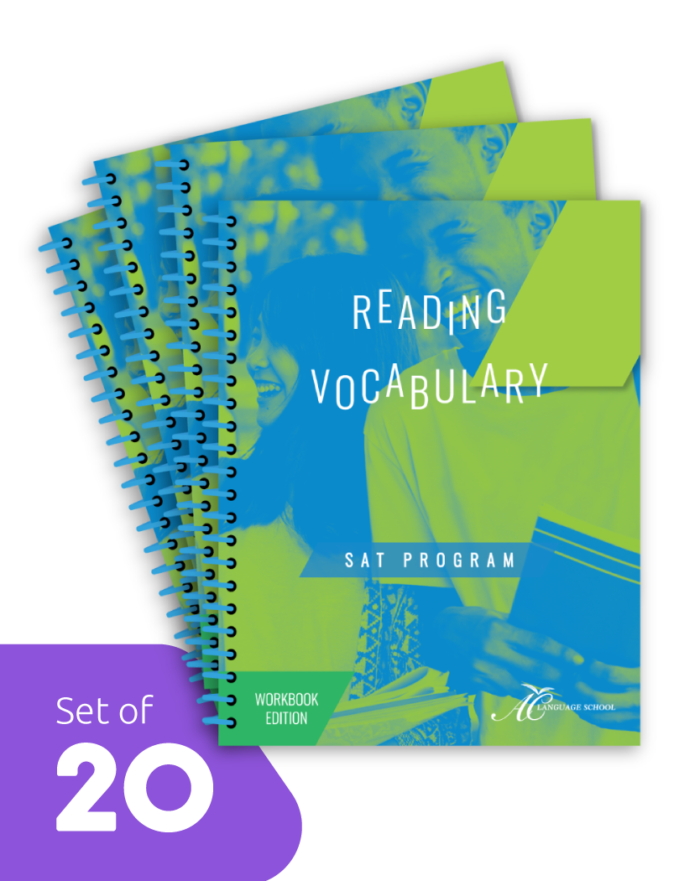 WB | Set of 20 | SAT Reading Vocabulary STAAR